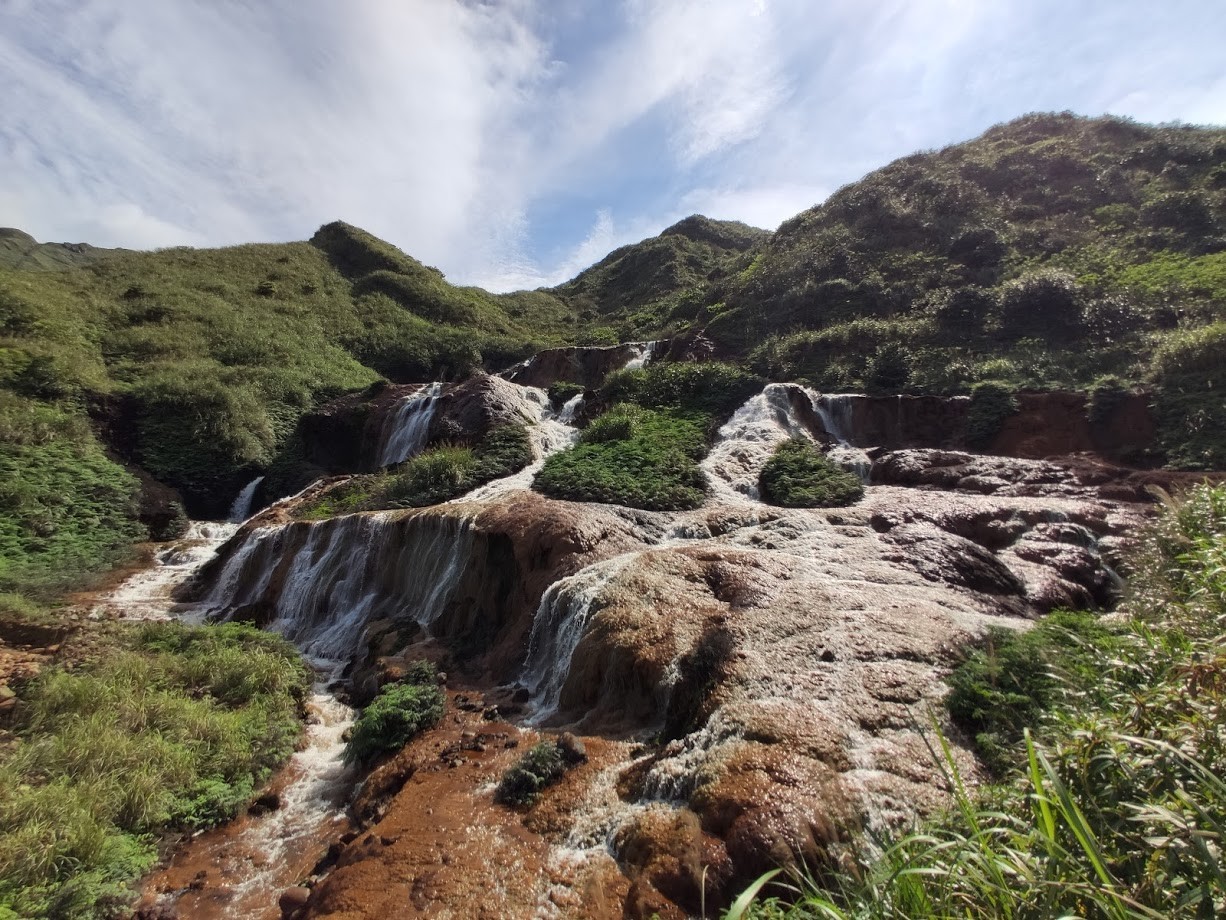 黃金瀑布-水湳洞-金水公路 金瓜石黃金瀑布 金瓜石景點 